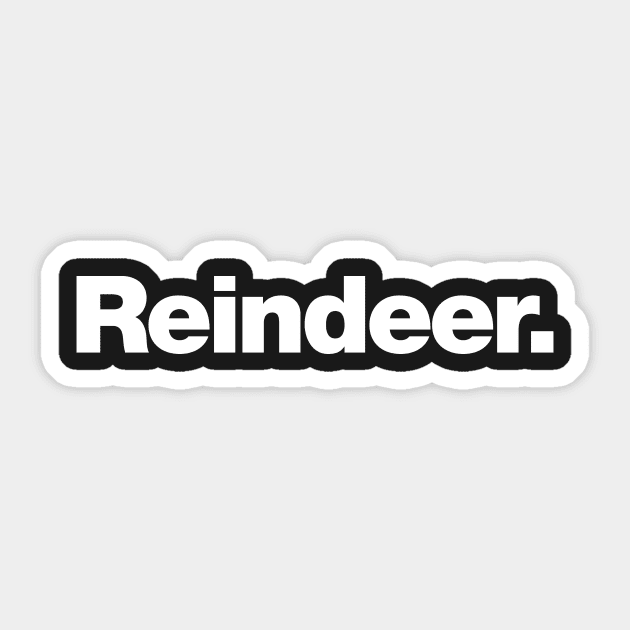 Reindeer Sticker by Chestify